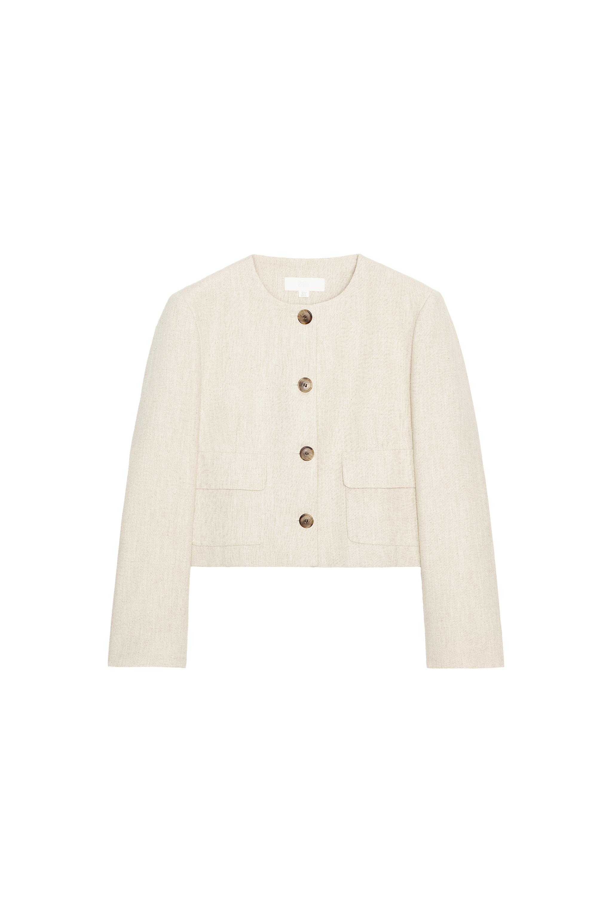 BLAZER EN TISSU RUSTIQUE